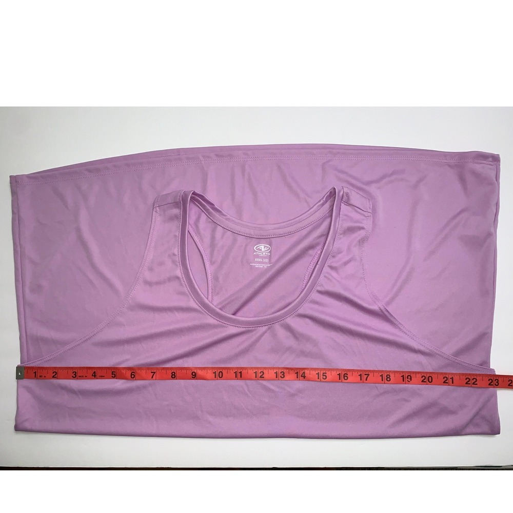 New With Tags Athletic Works Womens XXXL 22 Purple Racerback Tank Top - Picture 9 of 13